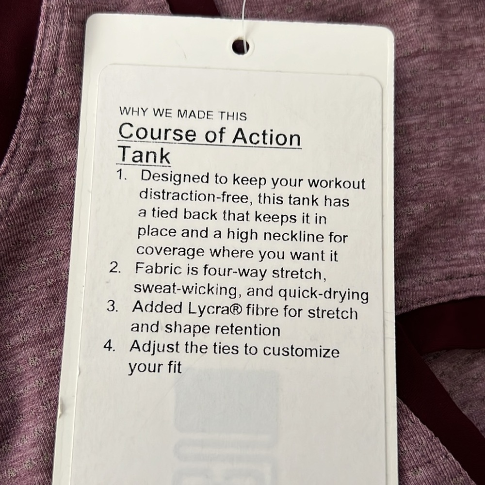 Lululemon Course Of Action Tank - Picture 9 of 9
